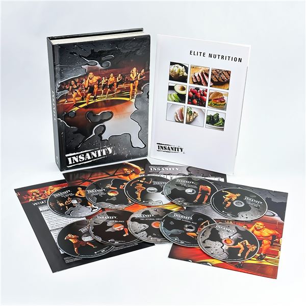 BEACHBODY INSANITY 10 DISC DVD WORKOUT - FITNESS