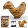 Image 1 : INTERESTING HAND CRAFTED BIRD WOOD SCULPTURE
