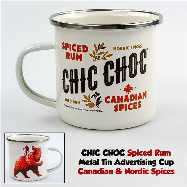 CHIC CHOC SPICED RUM ADVERTISING MUG - QUEBEC