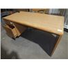 Image 1 : Wooden Filing Cabinet & Desk