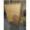 Image 2 : Wooden Filing Cabinet & Desk