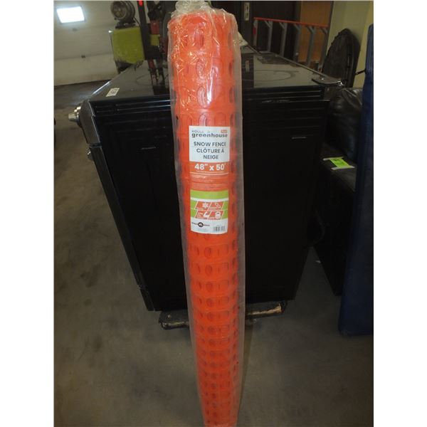 1 Roll Of 48"x50' Snow Fence