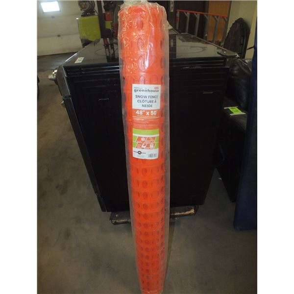 1 Roll Of 48"x50' Snow Fence