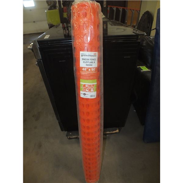 1 Roll Of 48"x50' Snow Fence
