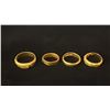 Image 2 : FOUR APPROX 22K+ LADIES RINGS (26.8G)