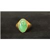 Image 1 : APPROX 22K+ LADIES RING SET WITH JADEITE (6.5G)