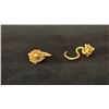 Image 1 : PAIR APPROX 22K+ EARRINGS (2.8G)