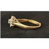 Image 2 : APPROX 14K LADIES CLUSTER RING SET WITH DIAMONDS (.01-.09CT, 2.3G)
