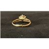 Image 3 : APPROX 14K LADIES CLUSTER RING SET WITH DIAMONDS (.01-.09CT, 2.3G)