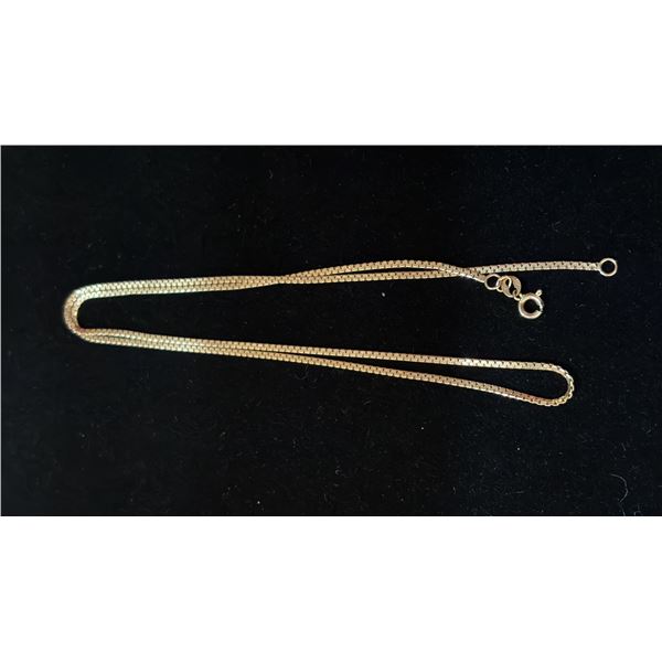 APPROX 10K CHAIN (20", 3.2G) BROKEN CLASP