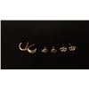 Image 2 : THREE PAIRS APPROX 10K+ EARRINGS (1.5G)