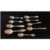 Image 1 : SOUVENIR SILVER SPOONS (104.7G)