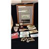 Image 1 : CANADA & WORLD CURRENCY; 1967 CANADA CENTENNIAL SET (FRAMED WITH SILVER COINS), CANADA SILVER COINS