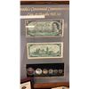 Image 2 : CANADA & WORLD CURRENCY; 1967 CANADA CENTENNIAL SET (FRAMED WITH SILVER COINS), CANADA SILVER COINS