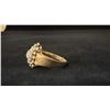 Image 2 : APPROX 14K LADIES CLUSTER RING SET WITH DIAMONDS (.02-.25CT, 6G)