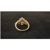 Image 3 : APPROX 14K LADIES CLUSTER RING SET WITH DIAMONDS (.02-.25CT, 6G)
