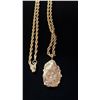 Image 3 : APPROX 10K CHAIN (19") WITH APPROX 4K NUGGET PENDANT (11.6G)