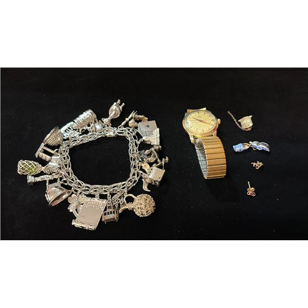 MISC JEWELRY (0.3G GOLD & 101.8G SILVER CONTENT)