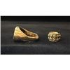 Image 2 : APPROX 18K LADIES RING SET WITH DIAMOND (.1CT, 15.8G)