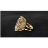 Image 2 : APPROX 14K LADIES RING SET WITH SMOKY QUARTZ (17.8G)
