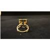 Image 3 : APPROX 14K LADIES RING SET WITH GARNET (7.3G)