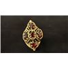 Image 1 : APPROX 14K LADIES RING SET WITH GARNETS (8.4G)