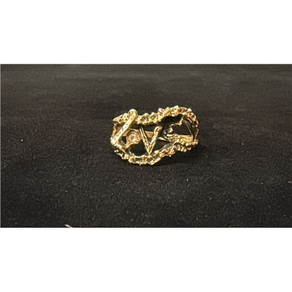 APPROX 14K LADIES RING SET WITH DIAMOND (3.9G)