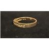 Image 2 : APPROX 14K LADIES RING SET WITH DIAMONDS (2.2G)