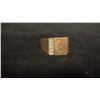 Image 1 : APPROX 10K MENS SIGNET RING SET WITH DIAMONDS (8.2G)