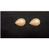Image 1 : PAIR APPROX 14K EARRINGS SET WITH PEARLS (5.3G)