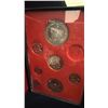 Image 3 : 1973 CANADA SILVER DOLLAR & QEI QUEEN MOTHER COMMEMORATIVE COIN WITH CRYSTAL CLOCK