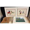 Image 1 : ART FOLIO WITH PRINTS & ORIGINAL ART; ANIMATION SCENES, CARTOON CHARACTERS, FEMALE SKETCHES,