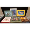 Image 1 : WALT DISNEY SOUVENIR PRINTS; FRAMED AND UNFRAMED & WALT DISNEY WITH MICKEY FIGURINE WITH ORIGINAL