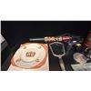 Image 2 : VINTAGE AND SOUVENIR ITEMS; UK ROYALTY SOUVENIR PLATES, VINTAGE MIRROR AND COMPACT, CUP, SOUVENIR