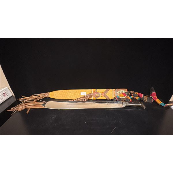 INCOLMA MANIZALES MACHETE WITH DECORATIVE SCABBARD (FROM COLUMBIA)