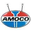 Image 1 : Framed 6' AMOCO Double Sided Advertising Sign