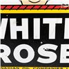 Image 7 : 48" White Rose DSP Porcelain Advertising Sign