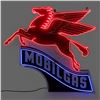 Image 1 : MOBIL GAS Single Sided NEON Advertising Sign