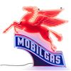 Image 2 : MOBIL GAS Single Sided NEON Advertising Sign