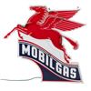 Image 3 : MOBIL GAS Single Sided NEON Advertising Sign