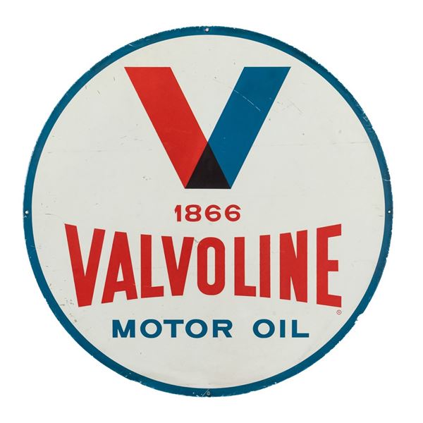 30" 1866 Valvoline Motor Oil SST Advertising Sign