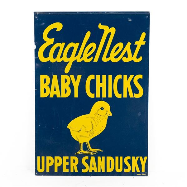 Eagles Nest Baby Chicks Upper Sandusky DST AD Sign