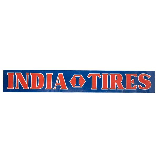 70" India Tires SST Advertising Sign