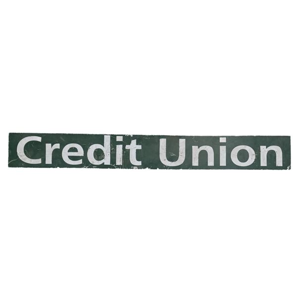 Credit Union Single Sided Advertising Sign