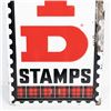 Image 4 : We Give Plaid Stamps SST Embossed Advertising Sign