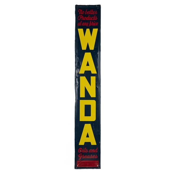 70" Wanda Oil Products SST Advertising Sign