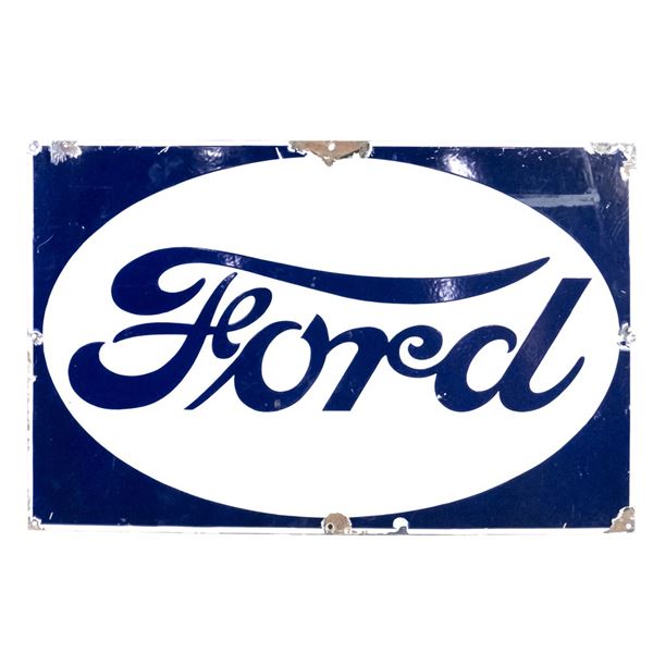 Reverse Colors Ford Veribrite SSP Advertising Sign