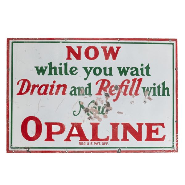 Opaline SSP Sinclair Gas Station Advertising Sign