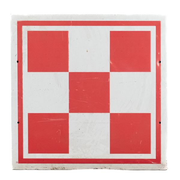 Purina Single Sided Embossed Tin Advertising Sign