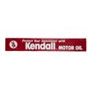 Image 1 : Kendall Motor Oil Embossed SST Advertising Sign